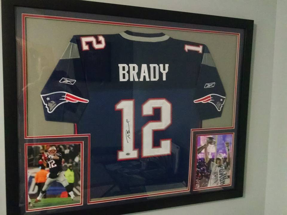 Tom Brady Framed Jersey
